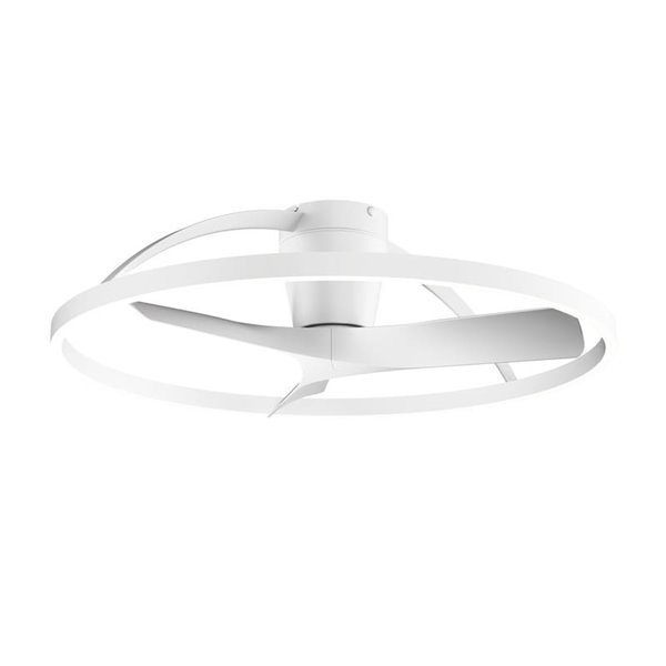Ventilador de techo con luz LED blanco NEPAL II, 32W dimmable, 2700K-4000K-5000K, Ø 75cm