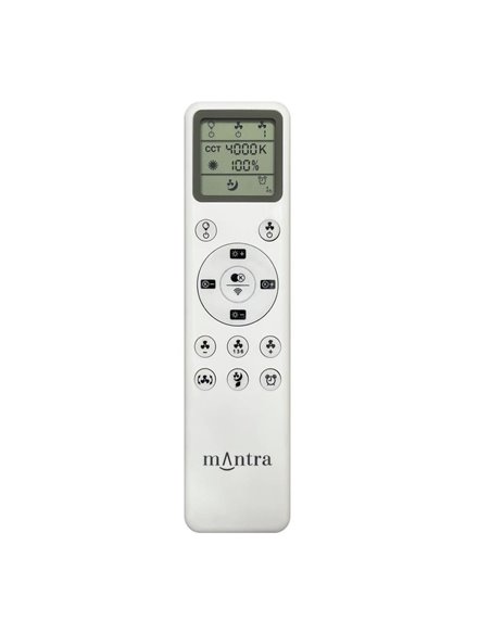 Ventilador de techo con luz LED negro y madera NEPAL II, 32W dimmable, 2700K-4000K-5000K, Ø 75cm