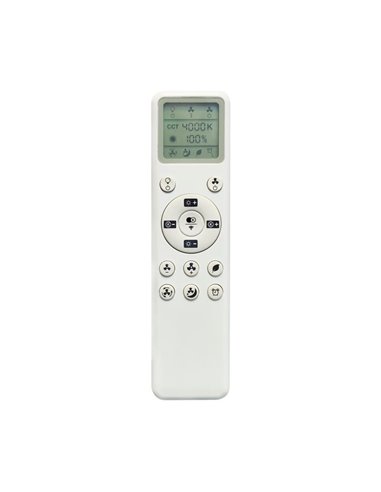 Ventilador de techo LED UP DOWN 35W, con 2 luminarias 45W, blanco, CCT 2700K-5000K, Ø122cm