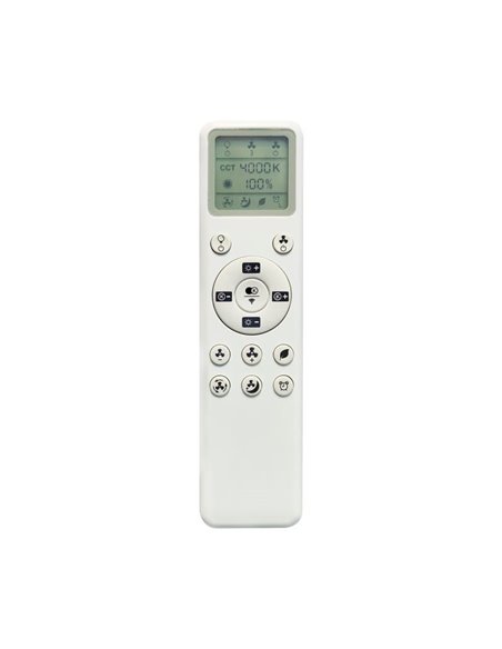 Ventilador de techo LED UP DOWN 35W, con 2 luminarias 45W, blanco, CCT 2700K-5000K, Ø122cm