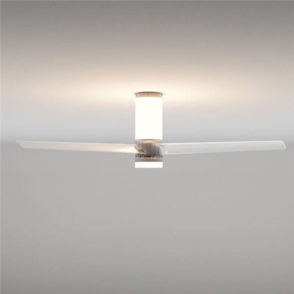 Ventilador de techo LED UP DOWN 35W, con 2 luminarias 45W, blanco, CCT 2700K-5000K, Ø122cm