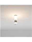 Ventilador de techo LED UP DOWN 35W, con 2 luminarias 45W, blanco, CCT 2700K-5000K, Ø122cm