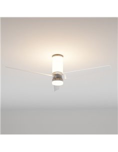 Ventilador de techo LED UP DOWN 35W, con 2 luminarias 45W, blanco, CCT 2700K-5000K, Ø122cm