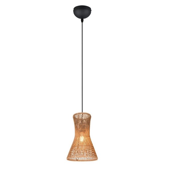 Lámpara de Techo BIJOU 1 Pantalla de Papel Trenzado y Altura ajustable Bombilla excl. 1x E27 max. 10W IP20