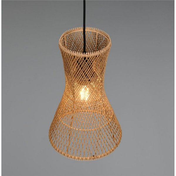 Lámpara de Techo BIJOU 1 Pantalla de Papel Trenzado y Altura ajustable Bombilla excl. 1x E27 max. 10W IP20