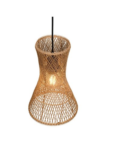 Lámpara de Techo BIJOU 1 Pantalla de Papel Trenzado y Altura ajustable Bombilla excl. 1x E27 max. 10W IP20