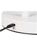 Lámpara de pie Regulable BLAKE LED 4,5W 350lm 3000K Recargable USB IP20 Blanco