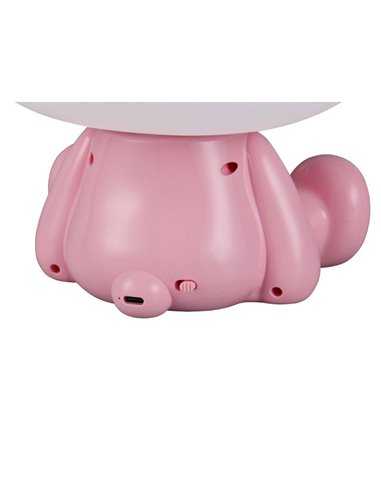 Lampe de table pour enfants CUTIE avec interrupteur intégré et changement de couleur RVB 3W 3000K Rose