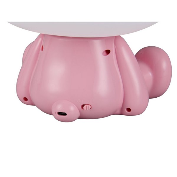 Lámpara de mesa infantil Osito CUTIE con Interruptor integrado y cambio de color RGB 3W 3000K Rosa