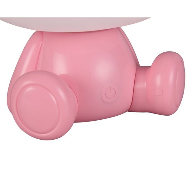 Lámpara de mesa infantil Osito CUTIE con Interruptor integrado y cambio de color RGB 3W 3000K Rosa