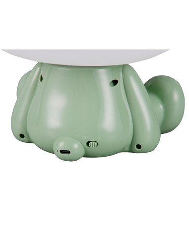 Lámpara de sobremesa infantil Osito LED CUTIE Recargable USB y cambio de color RGB 3W 3000K Verde