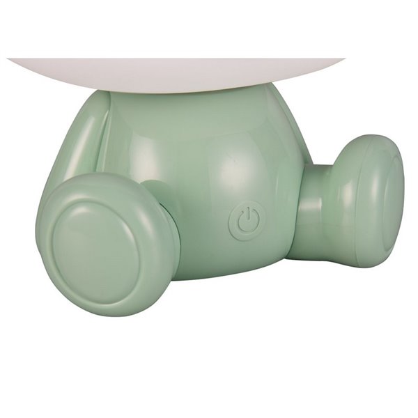 Lámpara de sobremesa infantil Osito LED CUTIE Recargable USB y cambio de color RGB 3W 3000K Verde