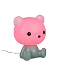 Lámpara de sobremesa infantil Osito LED CUTIE Recargable USB y cambio de color RGB 3W 3000K Verde