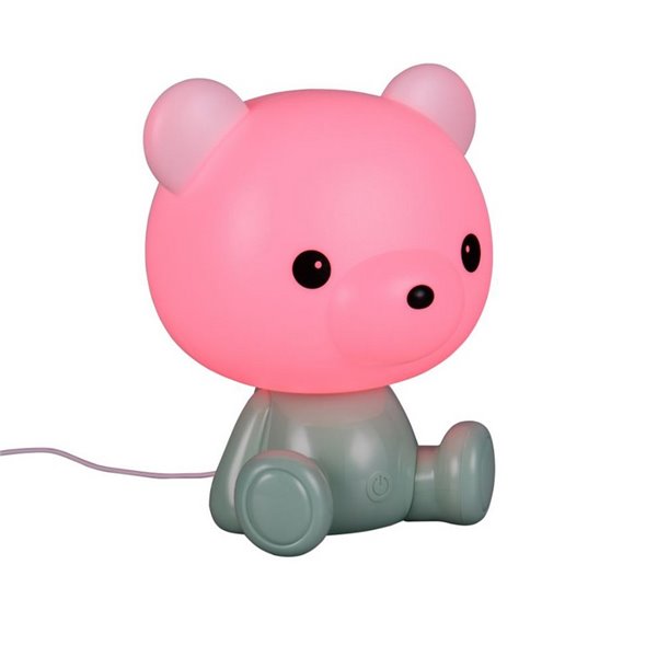 Lampe de table LED CUTIE pour enfants rechargeable par USB RVB à changement de couleur 3 W 3000 K Vert