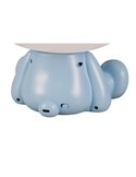 Lámpara LED Osito infantil para mesita de noche CUTIE con Interruptor y Carga USB 3W 3000K Azul