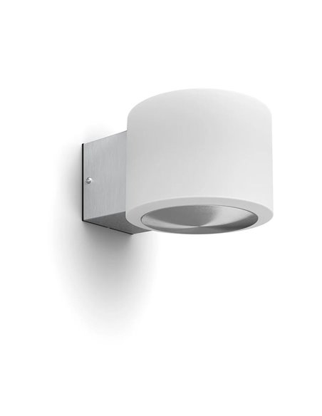 plique LED de acero inoxidable de exterior OTIS, ultraeficiente, 4.3W 800Lm, 2700K