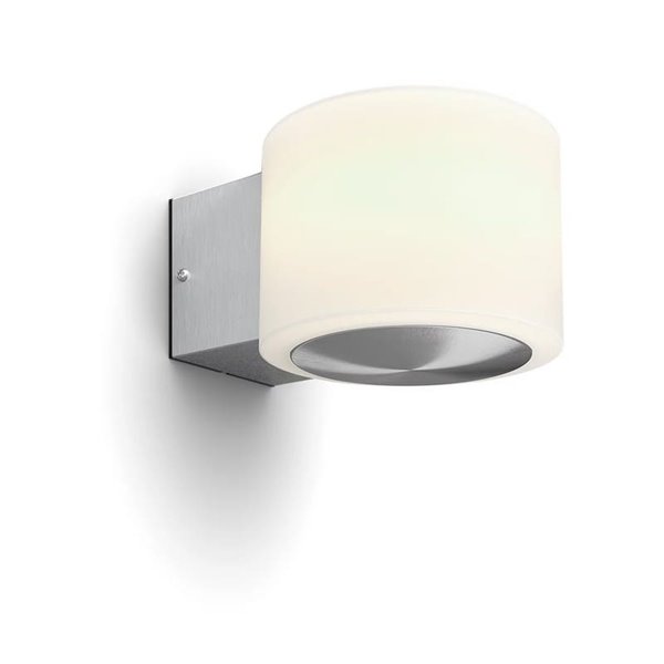 Aplique LED de acero inoxidable de exterior OTIS, ultraeficiente, 4.3W 800Lm, 2700K