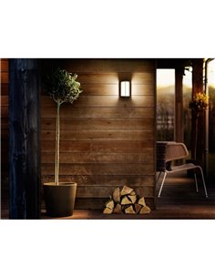 Aplique de exterior LED REESE, ultraeficiente, antracita 4,3W 800Lm, 2700K 2