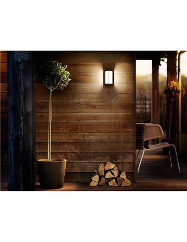 Aplique de exterior LED REESE, ultraeficiente, antracita 4,3W 800Lm, 2700K