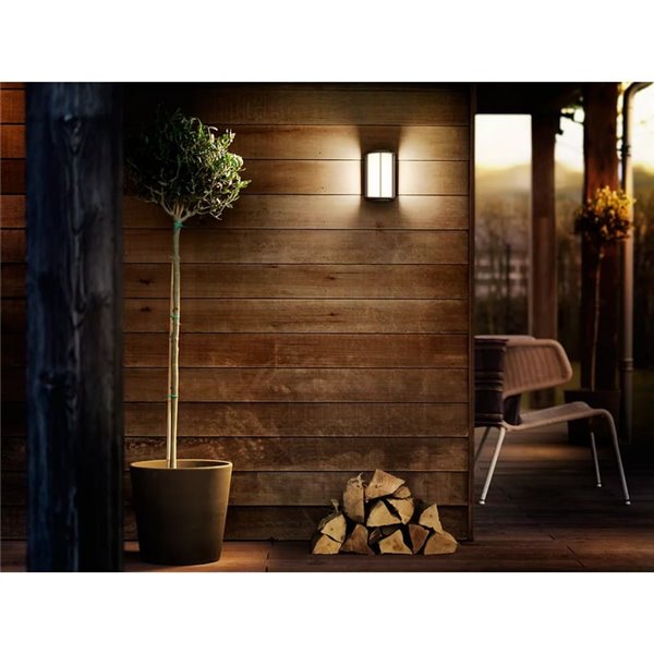 Aplique de exterior LED REESE, ultraeficiente, antracita 4,3W 800Lm, 2700K