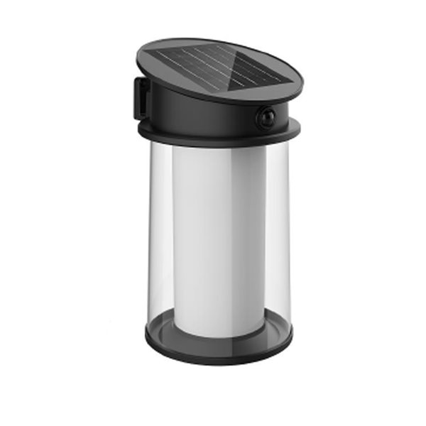 Aplique solar circular exterior JUDA, ultraeficiente con sensor de movimiento 2700K/4000K