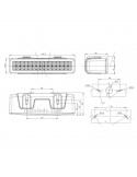Luz diurna homologada LED 12/24V de Was 30 Leds para vehículos baratas| LeonLeds