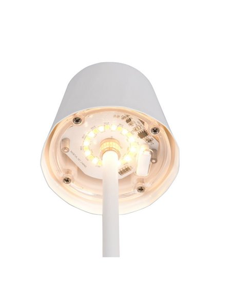 Lámpara de Sobremesa LED Recargable DIAZ USB-C Luz regulable 1,6W 160lm 2700 - 6500K IP44