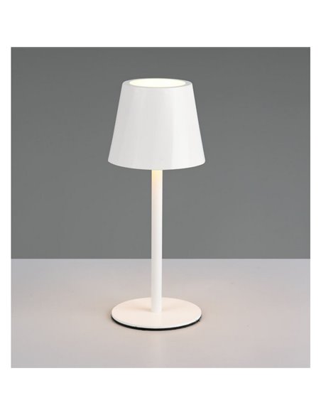 Lampe de table LED rechargeable USB-C DIAZ à intensité variable 1,6 W 160 lm 2700 - 6500 K IP44