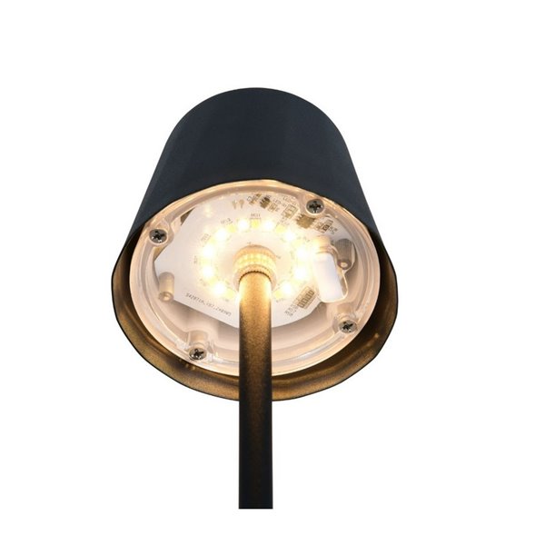 Lampe de table LED rechargeable USB-C DIAZ à intensité variable 1,6 W 160 lm 2700 - 6500 K IP44