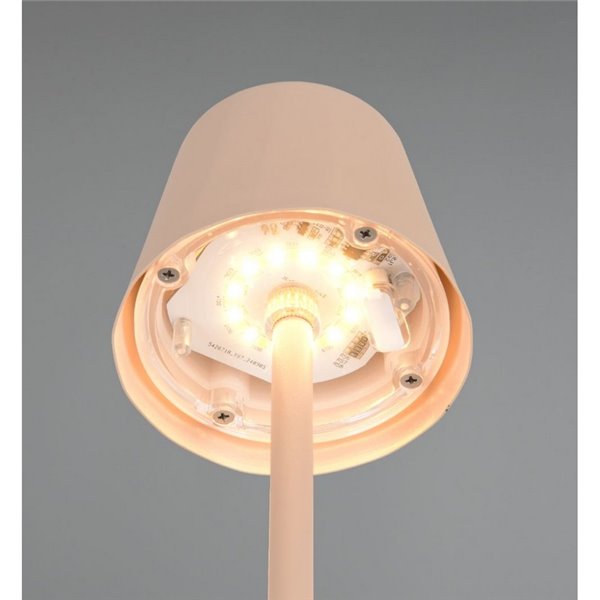 Lampe de table LED rechargeable USB-C DIAZ à intensité variable 1,6 W 160 lm 2700 - 6500 K IP44