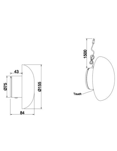 Applique Murale LED Rechargeable...