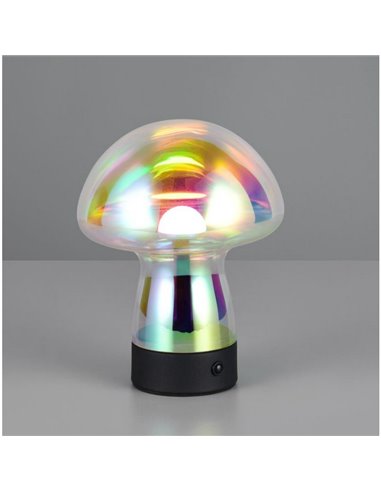 Lámpara de mesa LED con carga USB estilo seta DOOLEY 3 intensidades 1,5W 140lm 3000K IP20