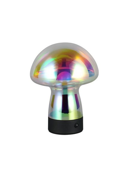 Lámpara de mesa LED con carga USB estilo seta DOOLEY 3 intensidades 1,5W 140lm 3000K IP20