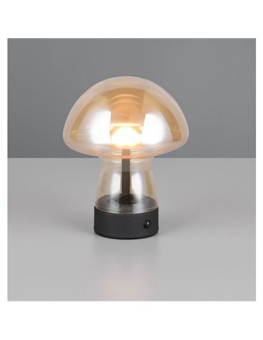 Lámpara de mesa LED con carga USB DOOLEY interruptor con 3 intensidades 1,5W 140lm 3000K IP20