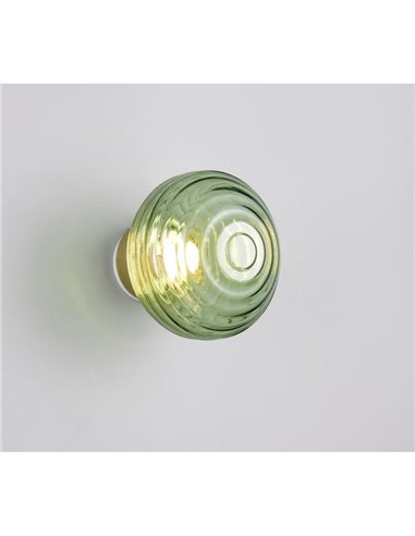 Aplique de pared LED con vidrio decorativo e interruptor táctil integrado EARL 1,5W 140lm 3000K IP20