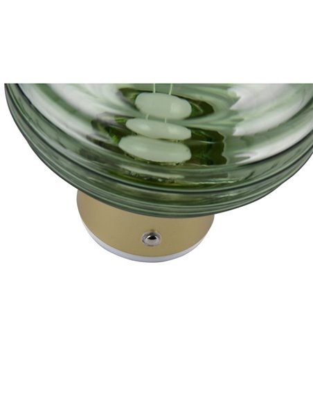 Aplique de pared LED con vidrio decorativo e interruptor táctil integrado EARL 1,5W 140lm 3000K IP20