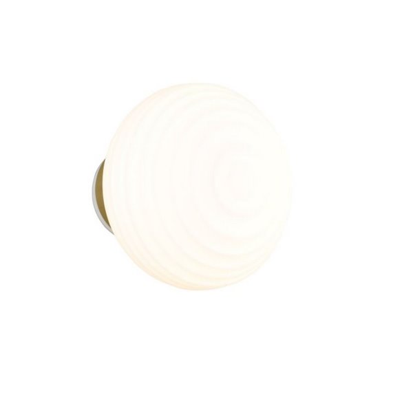 Aplique LED de pared recargable con difusor de vidrio y carga USB EARL 1,5W 140lm 3000K IP20