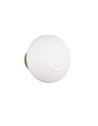 Aplique LED de pared recargable con difusor de vidrio y carga USB EARL 1,5W 140lm 3000K IP20