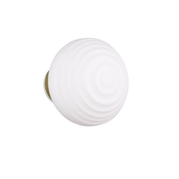 Aplique LED de pared recargable con difusor de vidrio y carga USB EARL 1,5W 140lm 3000K IP20