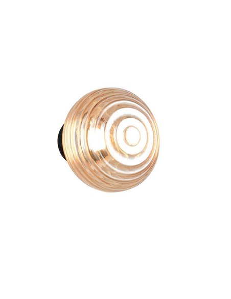Aplique de pared LED de vidrio EARL con interruptor táctil integrado y carga USB 1,5W 140lm 3000K IP20