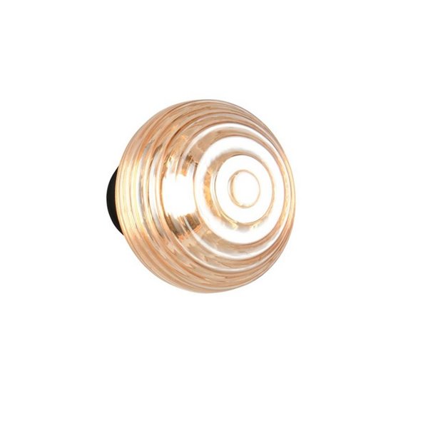 Aplique de pared LED de vidrio EARL con interruptor táctil integrado y carga USB 1,5W 140lm 3000K IP20