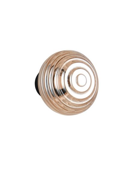 Aplique de pared LED de vidrio EARL con interruptor táctil integrado y carga USB 1,5W 140lm 3000K IP20