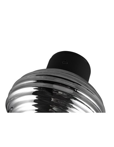 Aplique de pared LED moderno de vidrio EARL carga USB e interruptor táctil 1,5W 140lm 3000K IP20