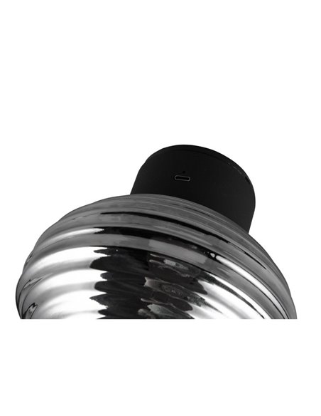 Aplique de pared LED moderno de vidrio EARL carga USB e interruptor táctil 1,5W 140lm 3000K IP20