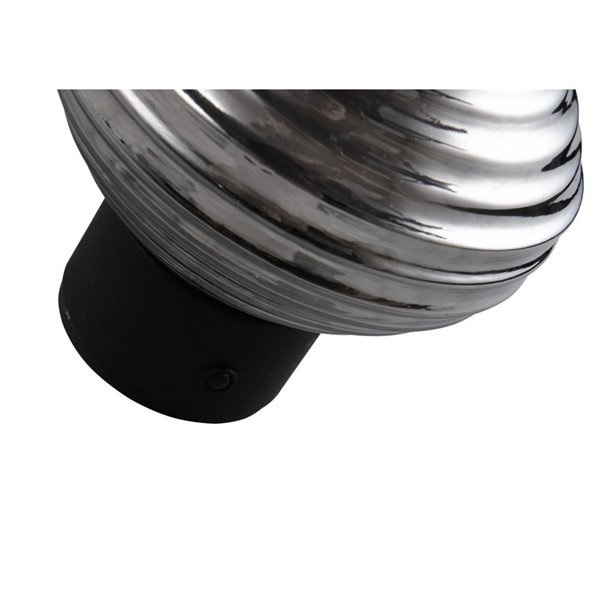 Applique murale LED moderne en verre EARL avec chargement USB et interrupteur tactile 1,5 W 140 lm 3 000 K IP20