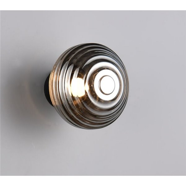 Applique murale LED moderne en verre EARL avec chargement USB et interrupteur tactile 1,5 W 140 lm 3 000 K IP20