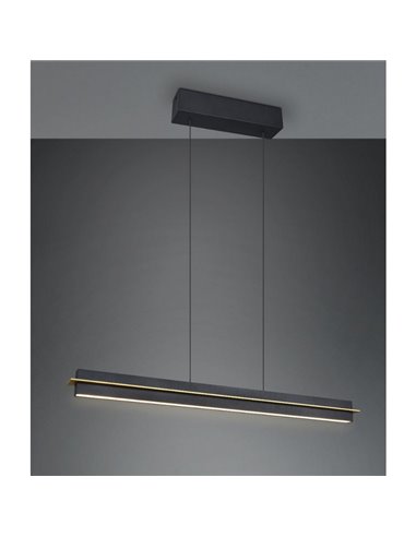 Suspension LED EMERSON avec interrupteurs tactiles et hauteur réglable 22 W 2700-5000 K IP20