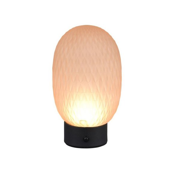 Lámpara de sobremesa LED muy decorativa FACETTE con batería recargable y función táctil 1,5W 140lm 3000K IP20