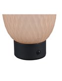 Lámpara de sobremesa LED muy decorativa FACETTE con batería recargable y función táctil 1,5W 140lm 3000K IP20