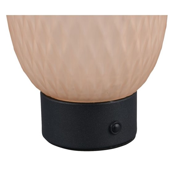 Lámpara de sobremesa LED muy decorativa FACETTE con batería recargable y función táctil 1,5W 140lm 3000K IP20